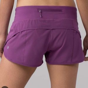 Lululemon Speedup short 2.5 inseam size 4